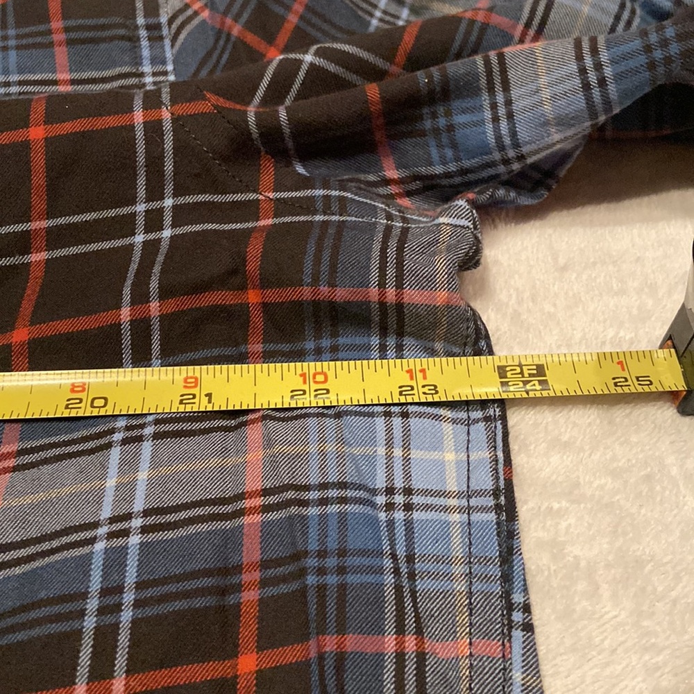 NWT GAP Size Large Fitted Plaid Button Down Shirt 100% Cotton - Picture 5 of 6